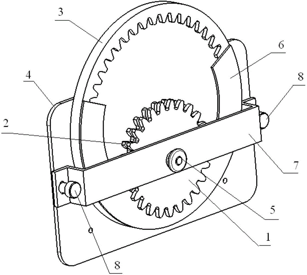 Involute internal gear generating instrument