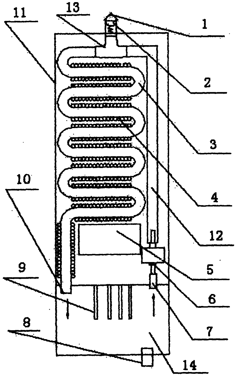 Water heat system adaptive electronic descaling device