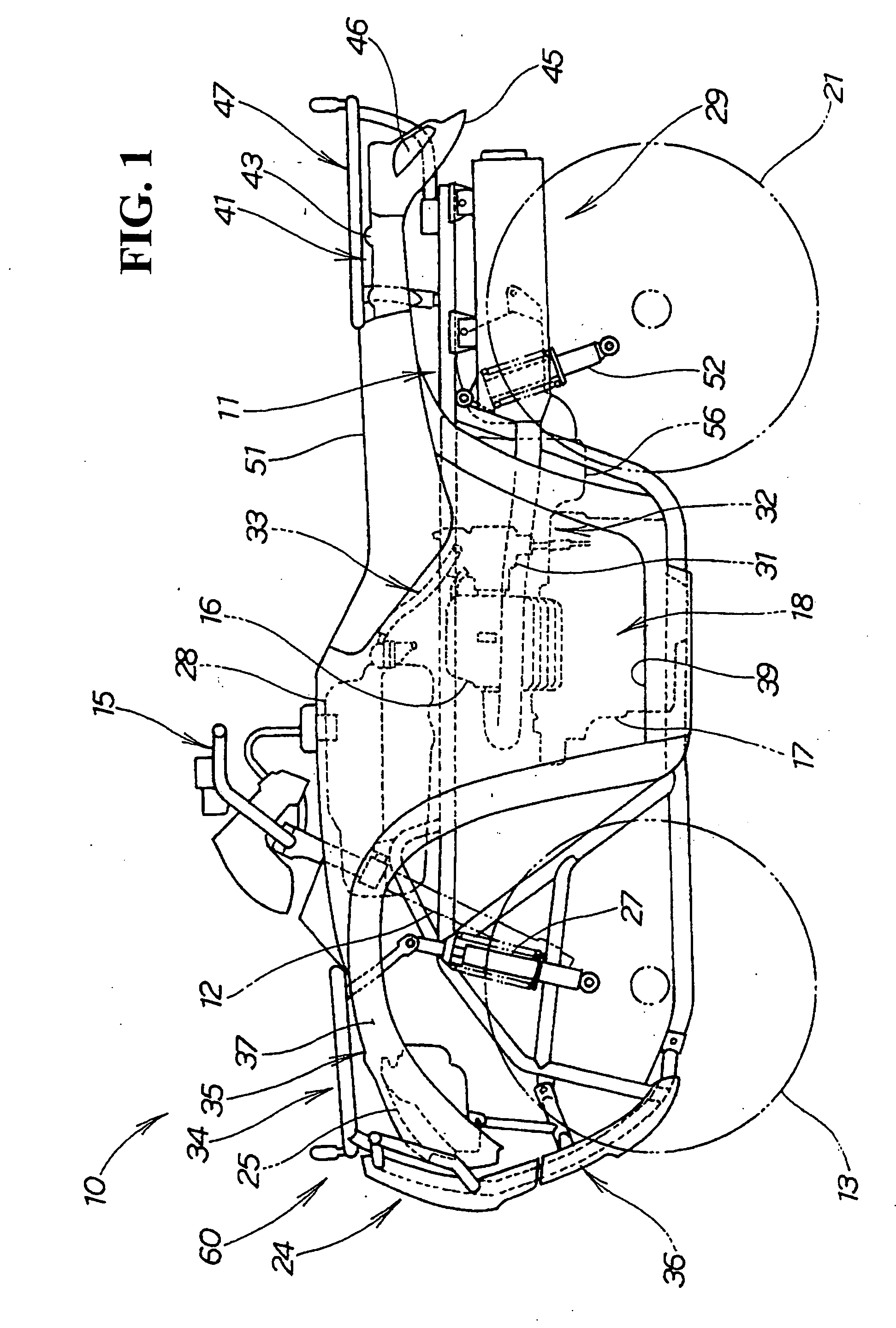 Structure for supporting headlamps for vehicle