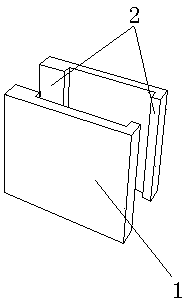 Structural column erecting-free block and construction method thereof