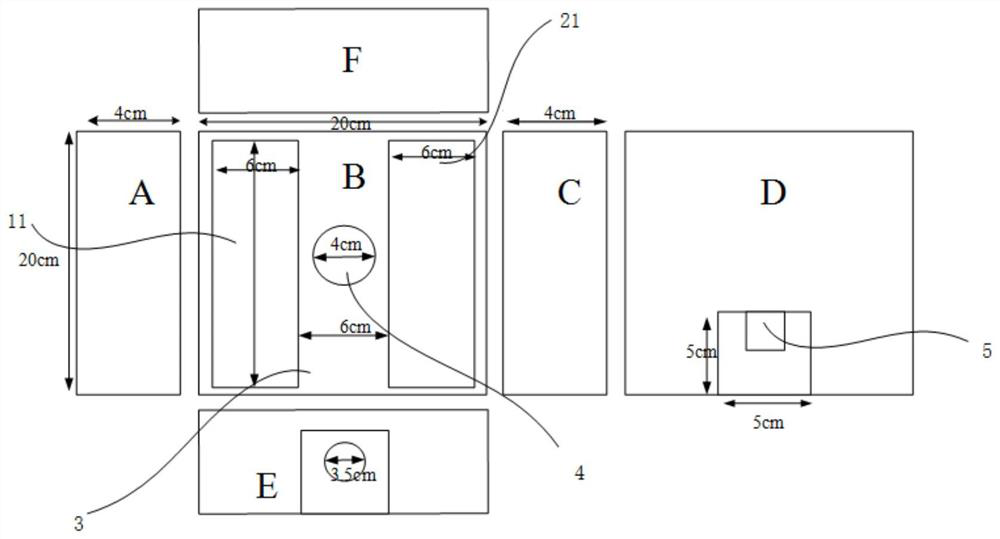 Dressing change box, and application method and application thereof