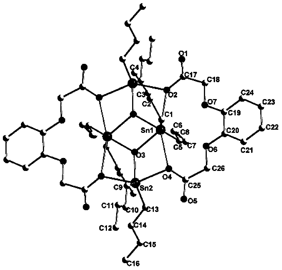A kind of di-n-butyltin o-phthaloacetate and its preparation method and application