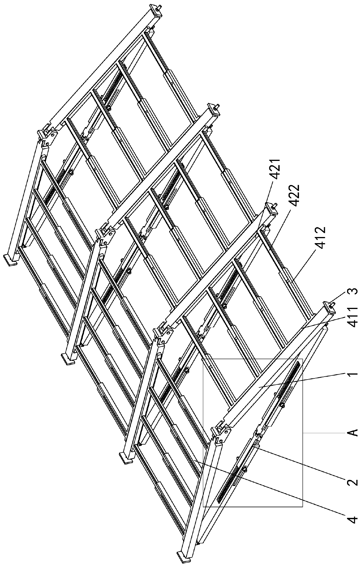 Assembled light steel structure roof