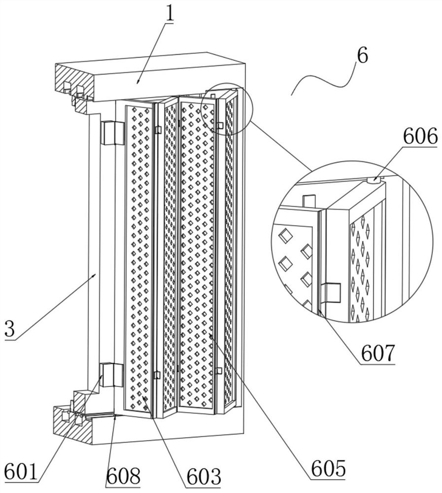 Wood grain transfer printing device for decorative aluminum alloy doors and windows