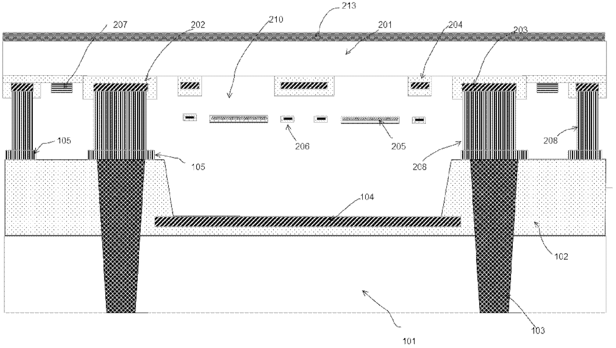 Wafer-level vacuum encapsulated infrared focal plane array (IRFPA) device and method for producing same