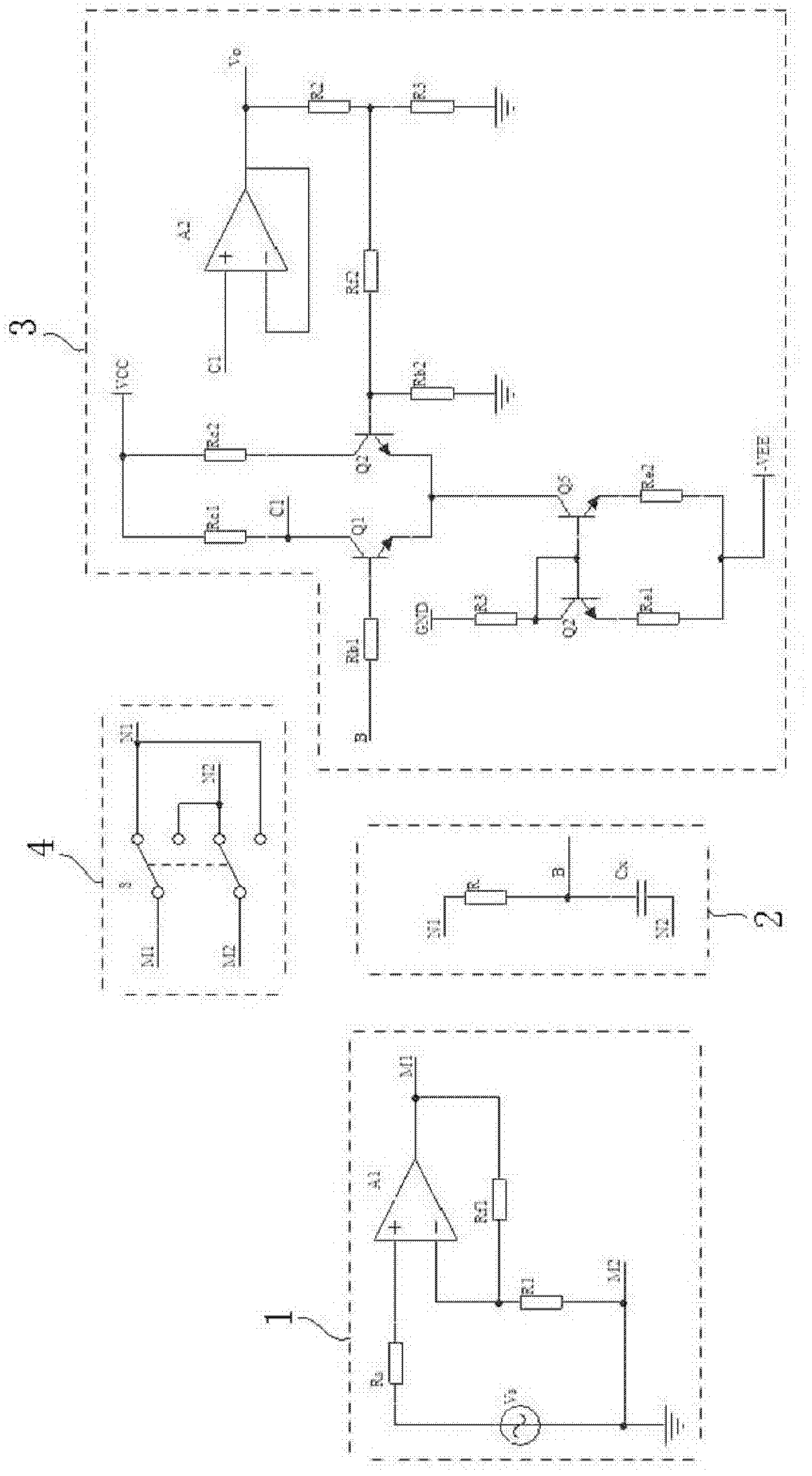 Small capacitance measurement circuit based on AC (alternating current) voltage drop balance and measurement method