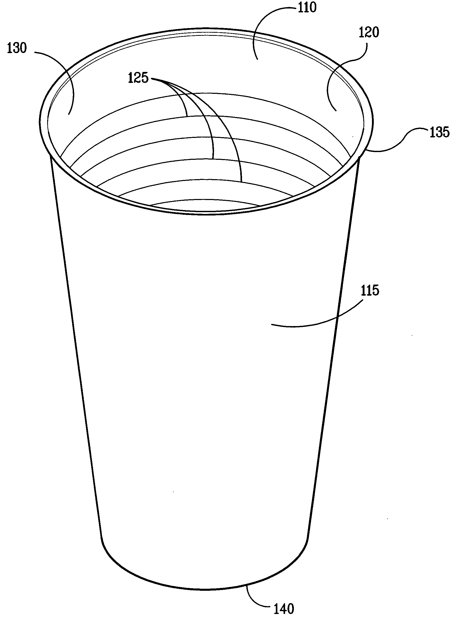 Paper-wrapped polymer beverage container