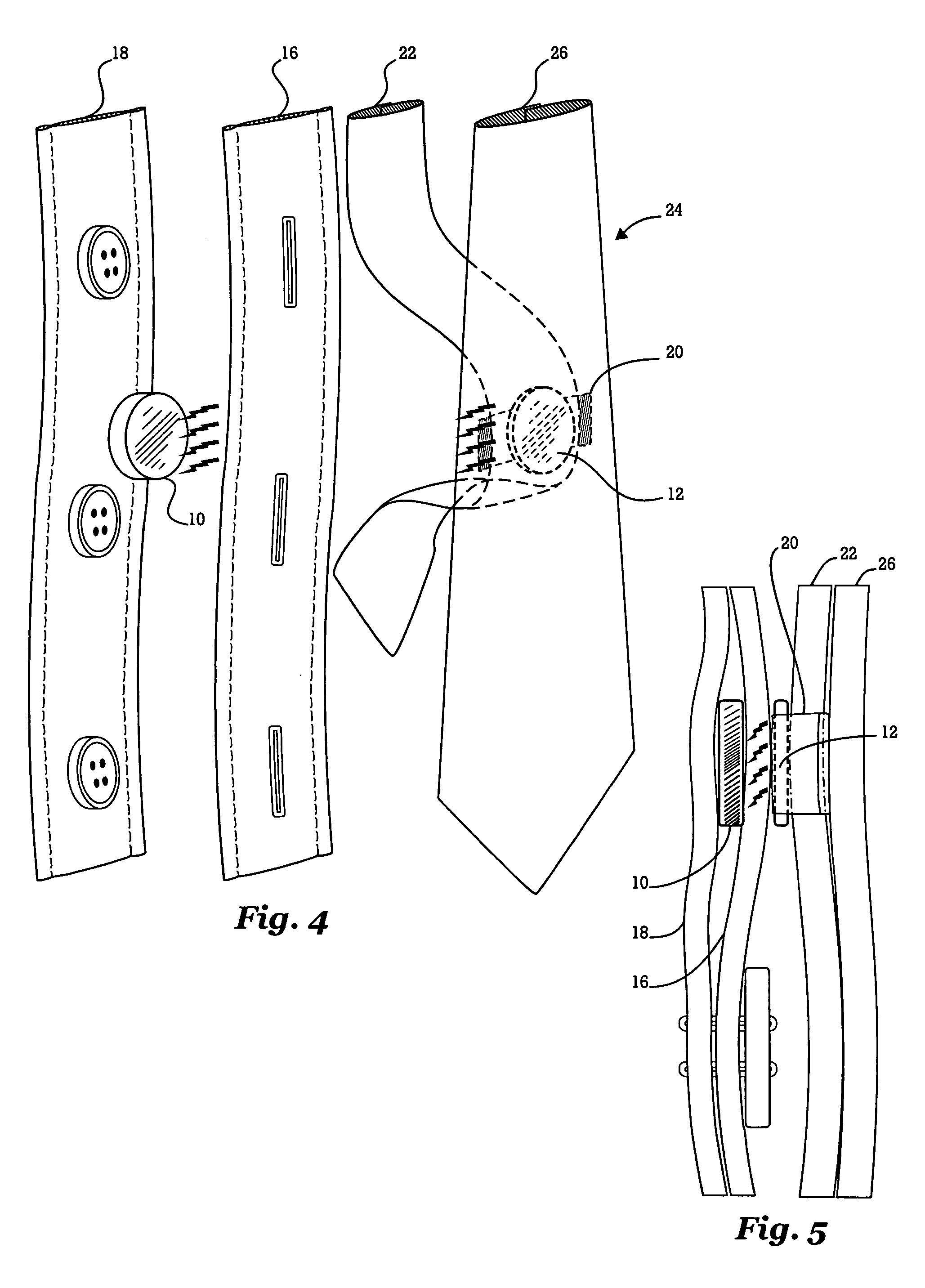 Apparatus and method for holding garments