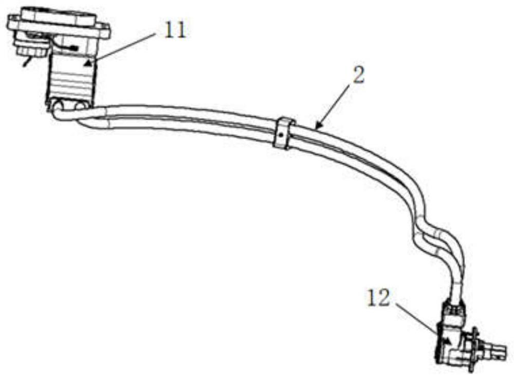Liquid cooling connector assembly and vehicle