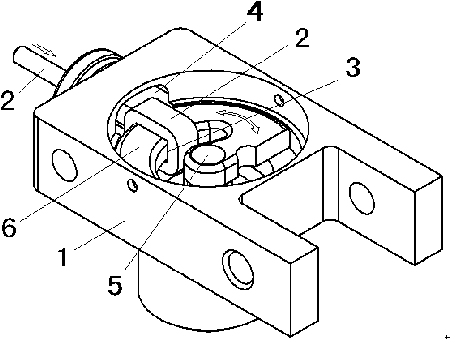 Method for rapidly disassembling radome on airplane and rotating locks