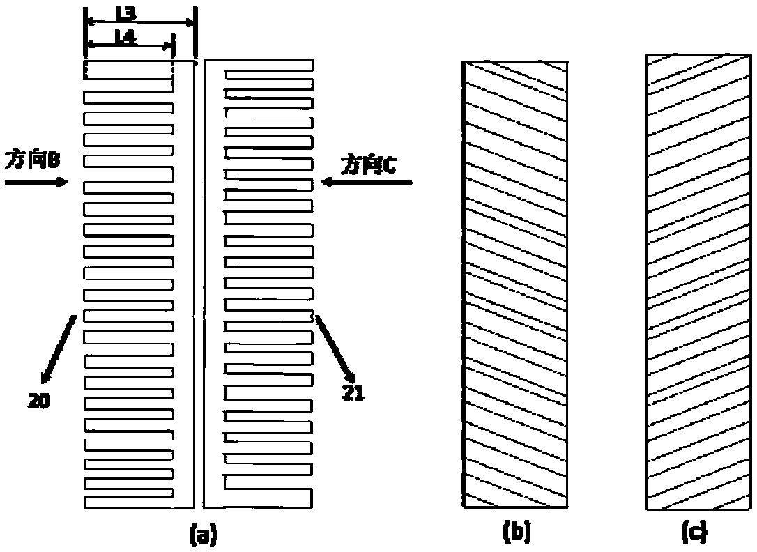 Plate core of artificial structural plate and manufacturing method thereof