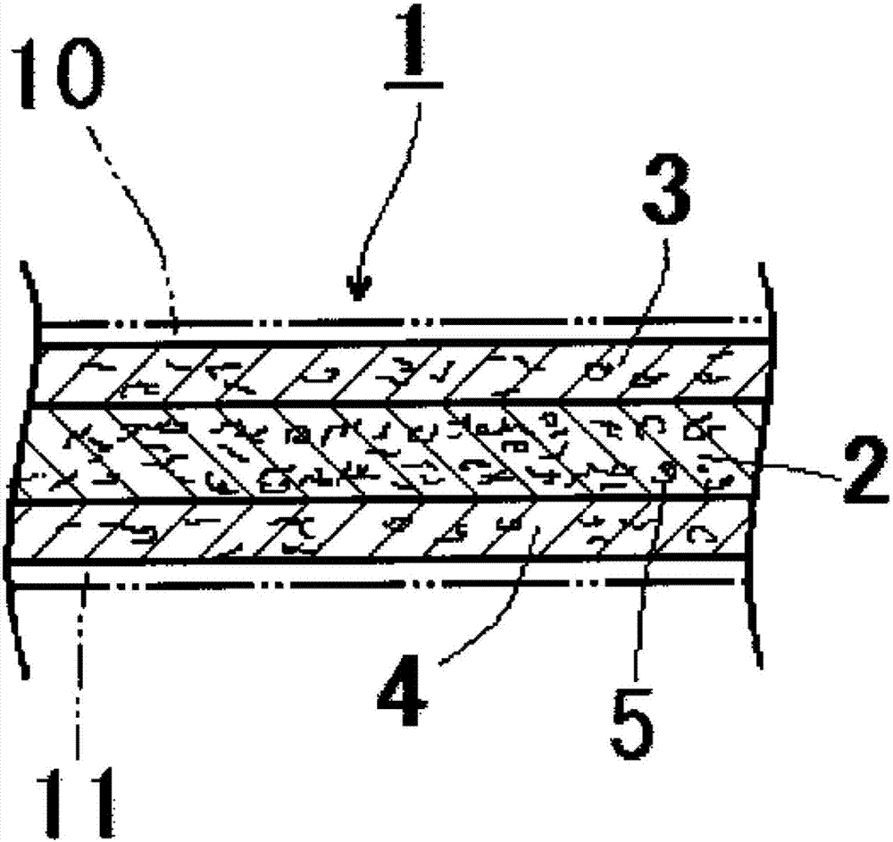 Baseless double-sided adhesive sheet or tape, and method for manufacturing the same