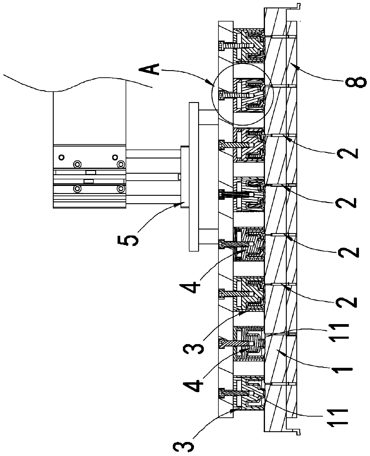 Dielectric barrier discharge plasma passivation device and passivation method thereof