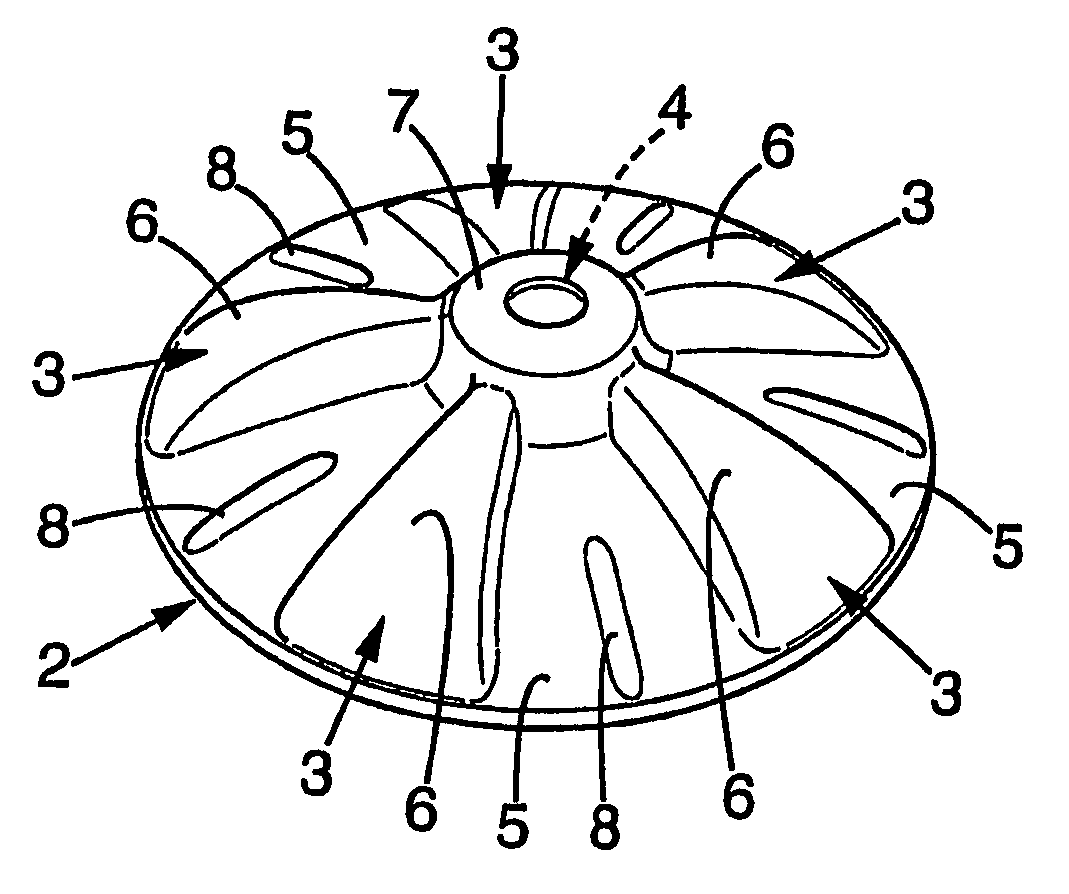 Container, In Particular a Bottle, Made of Thermoplastic Material