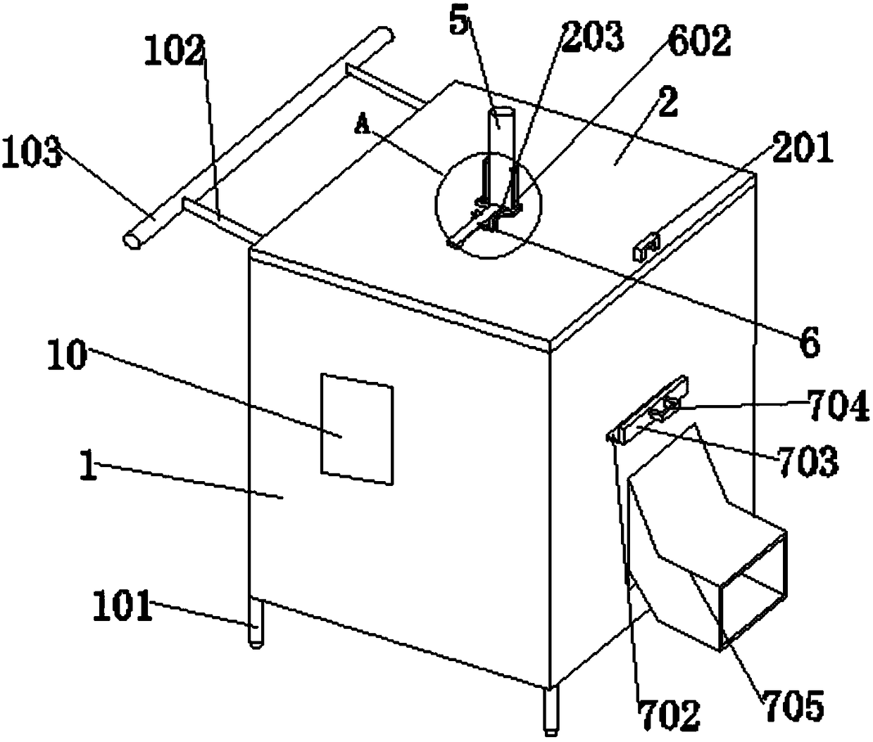 Glutinous rice cake hammering device