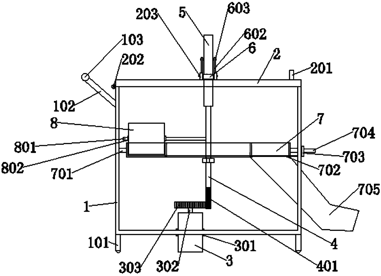 Glutinous rice cake hammering device