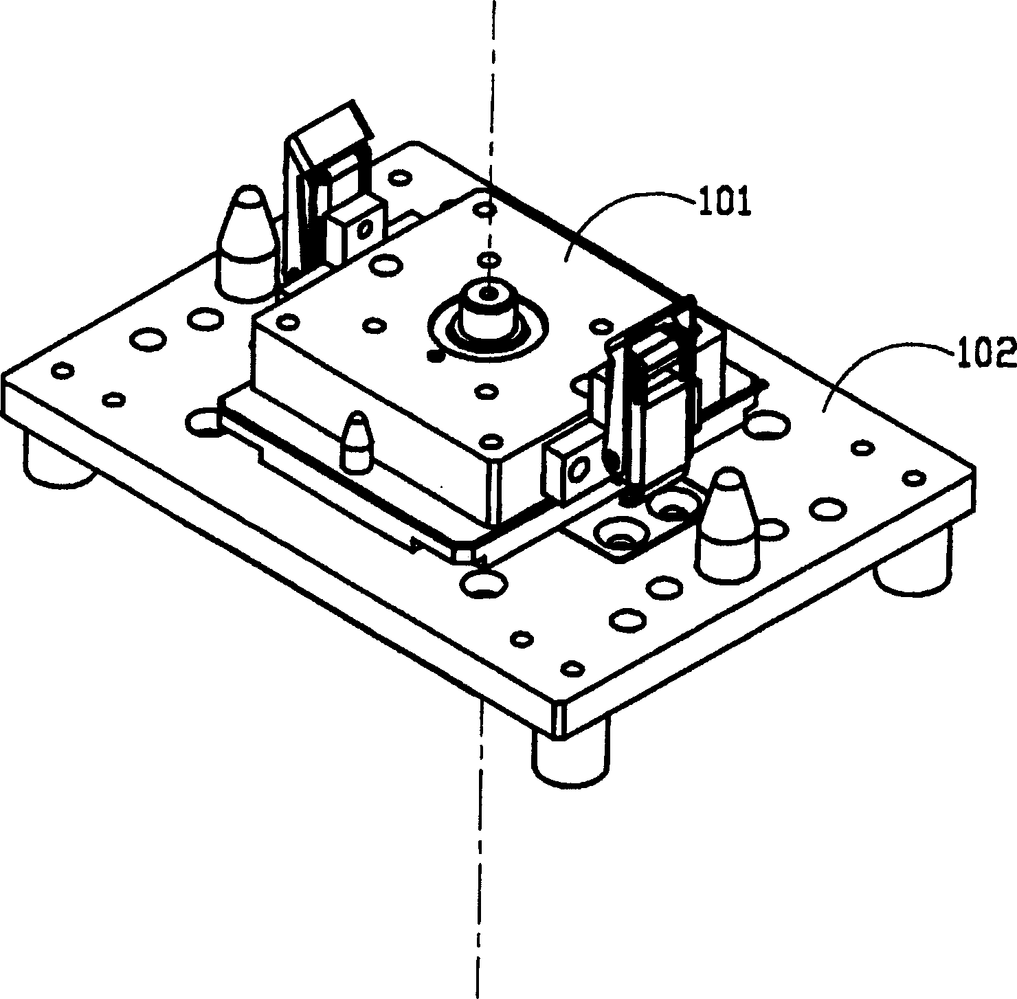 Integrated circuit plug socket having signal switching device and electron element testing method