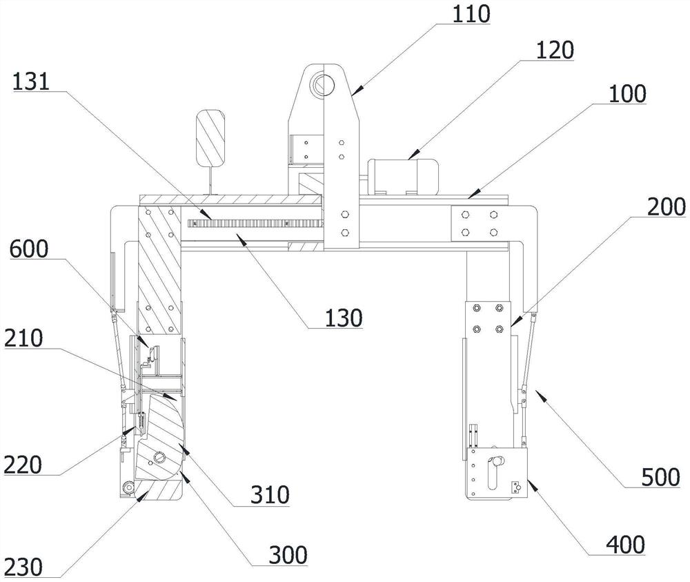 Electric horizontal rolled clamp and using method thereof