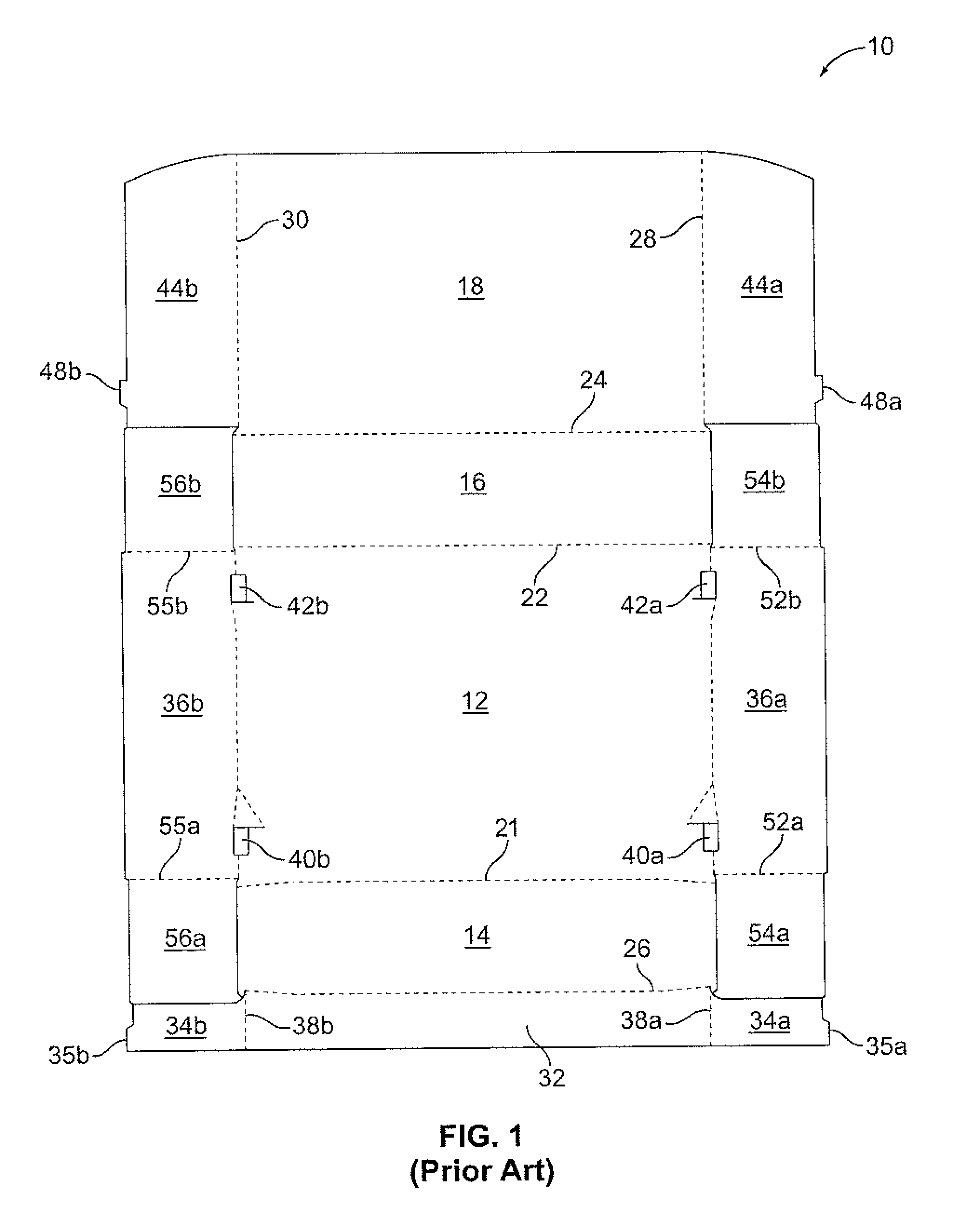 Front-rollover and hammer-lock container