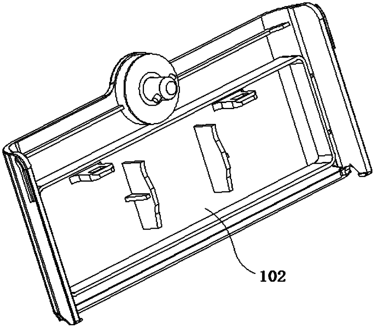 Metering instrument controller capable of opening/closing cover plate through rotation, and gas meter