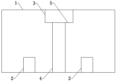 Capacitance coupling structure of medium filter
