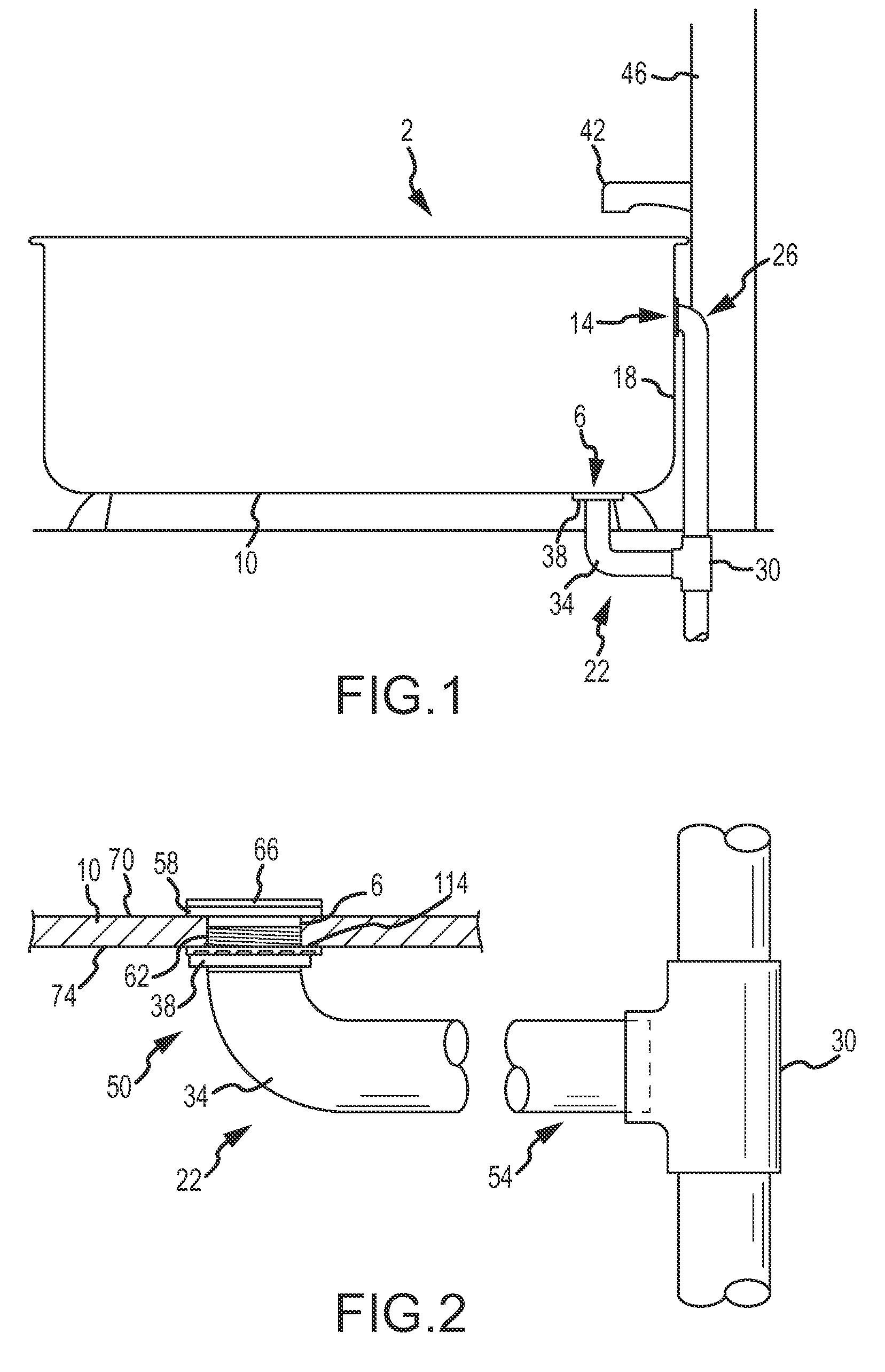 Drain assembly for a bathtub and the like