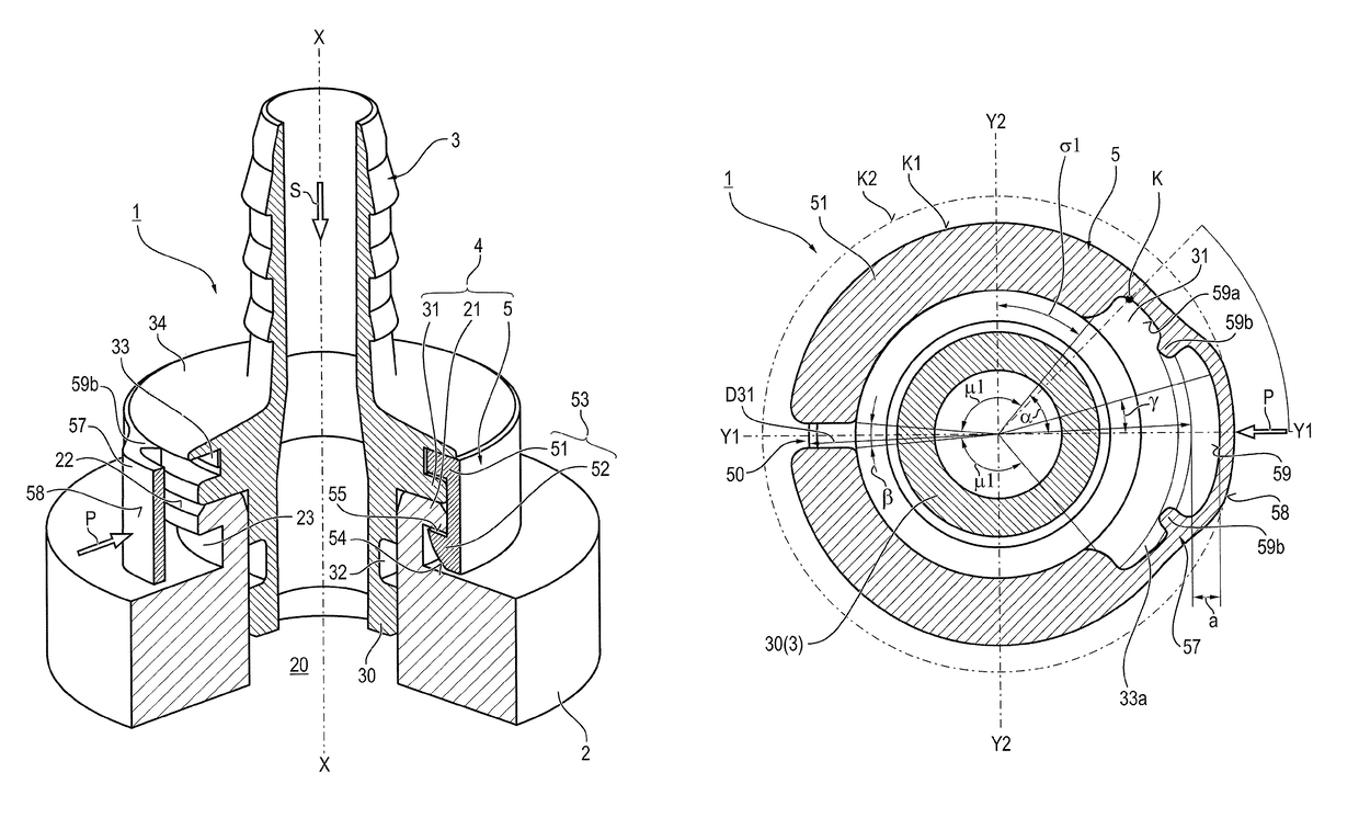 Plug connection for fluid lines and retaining part for such a plug connection