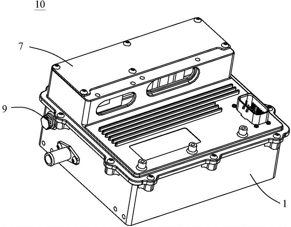 Motor control device used for electric automobile