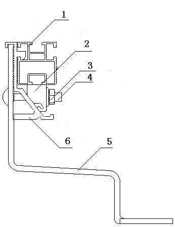 Side surface fast mounting mechanism for photovoltaic bracket