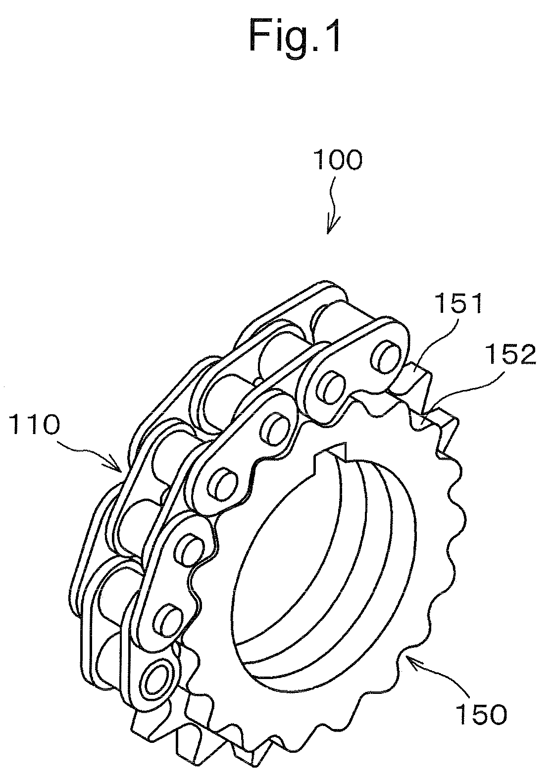 Chain transmission device