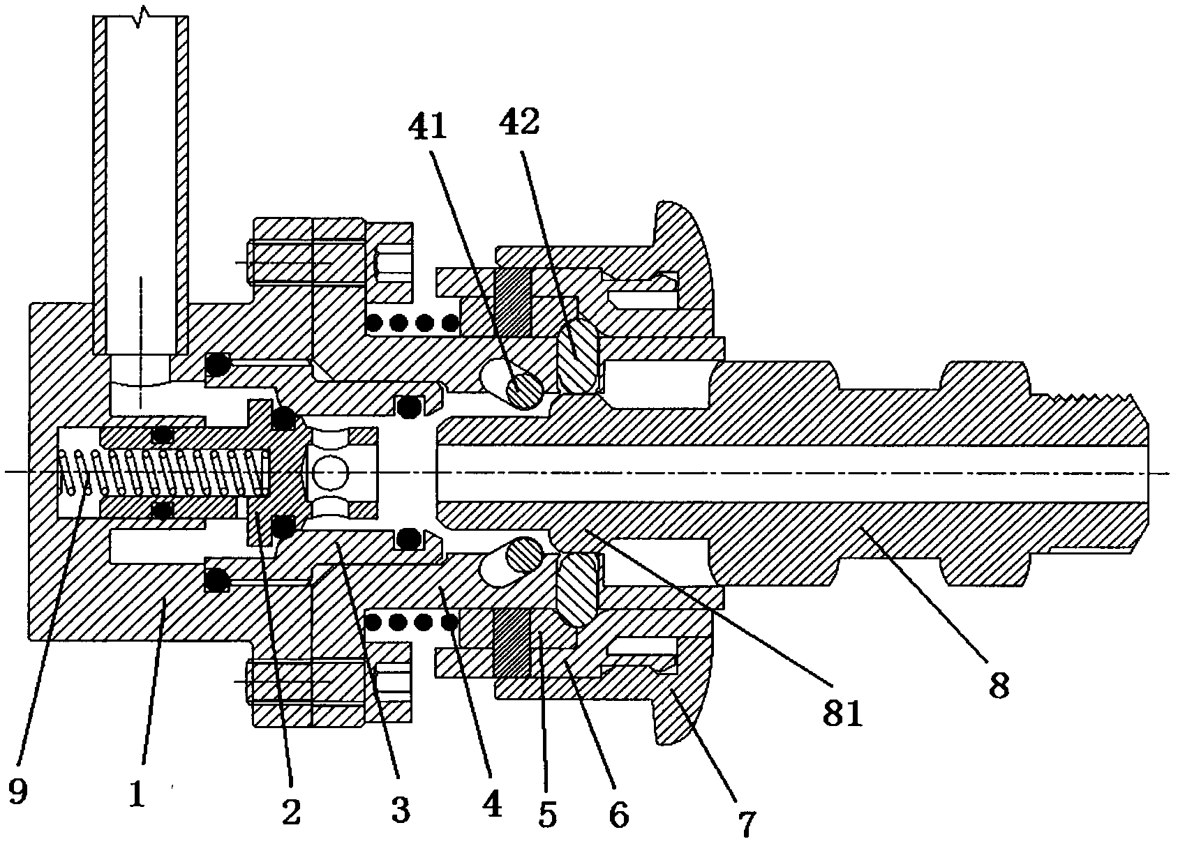 Vacuum aspiration air source terminal