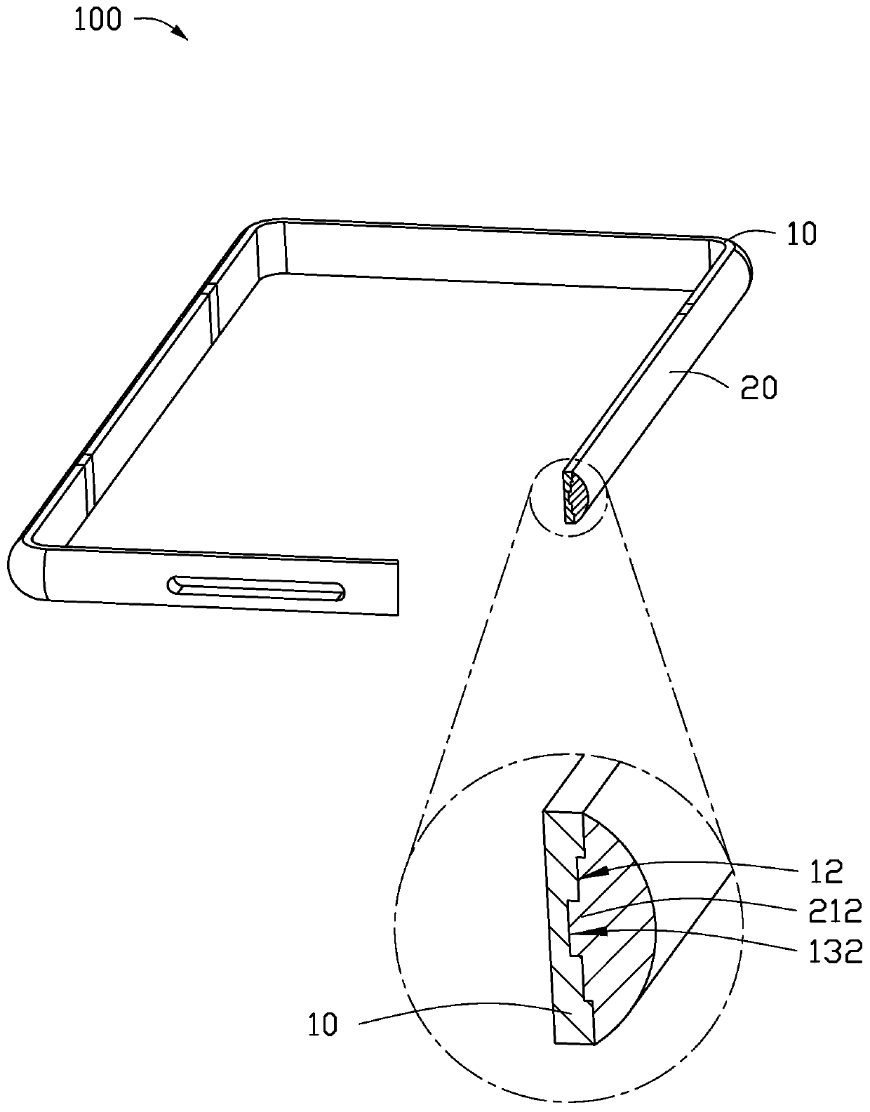 Frame, shell and electronic device
