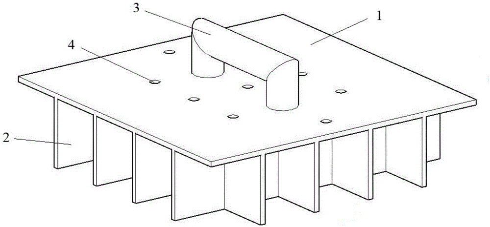 Partitioning device for saggar loading of lithium battery positive electrode material