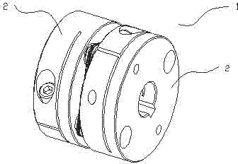 Coupling device for spinning rollers