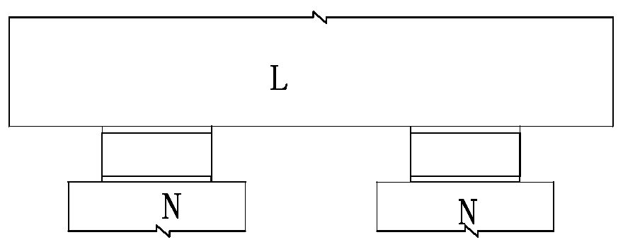 Adjustable rubber bearing and its installation method and adjustment method