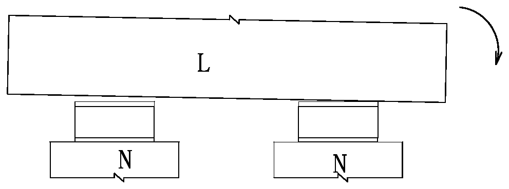 Adjustable rubber bearing and its installation method and adjustment method