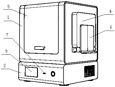 Scanning and printing integrated desktop 3d printer