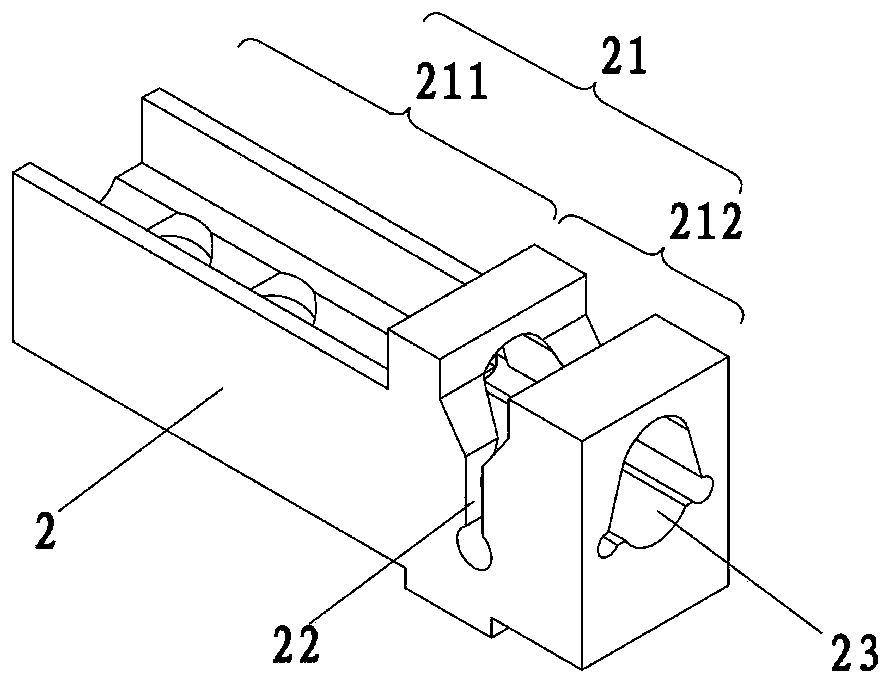 Silica gel grafting clip cutting device