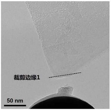 Controllable nanometer graphene cutting method