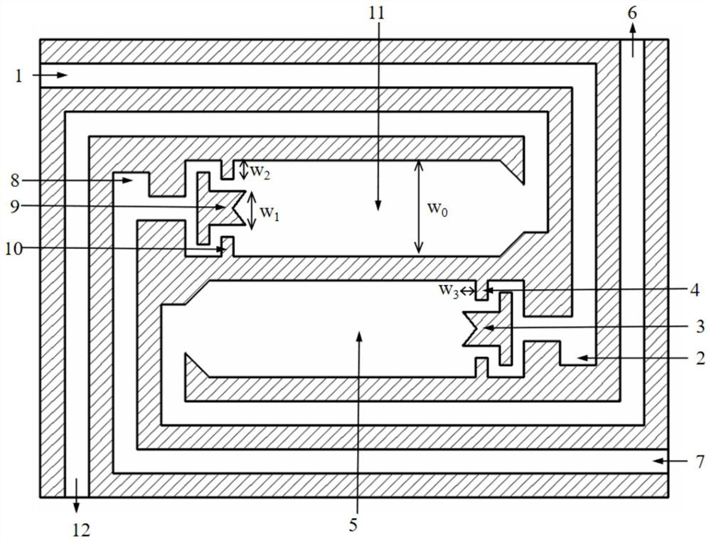 Dual-cavity annular micro burner based on Swiss roll structure