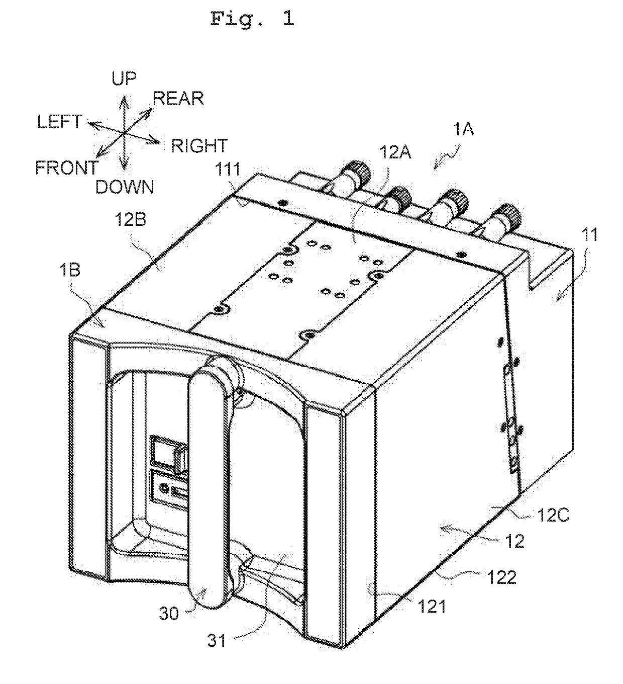 Ink Ribbon Supporting Cassette and Printing Apparatus