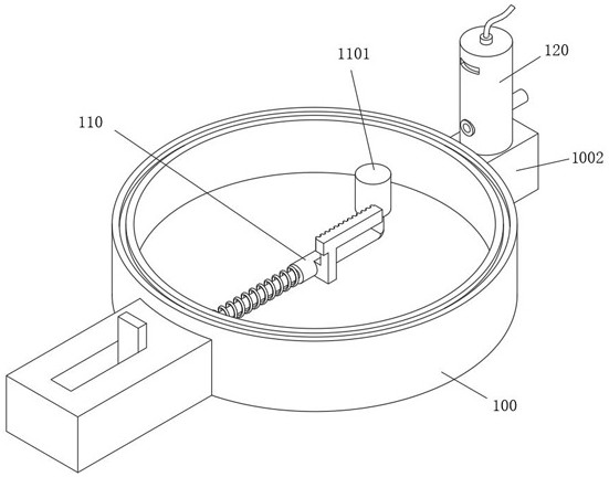 A multi-angle rotating mechanism for welding and processing of integrated circuit components