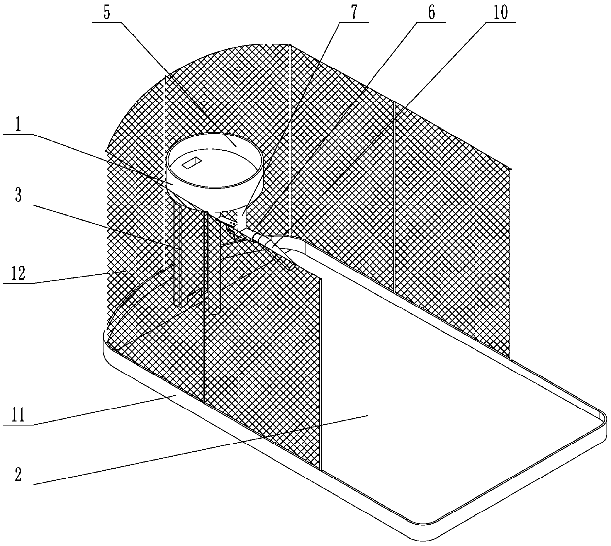 Training, ball-serving and ball-collecting all-in-one machine for table tennis