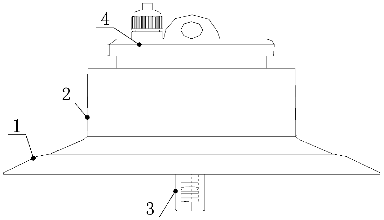 Anti-radiation ventilation hood capable of accurately measuring air temperature and humidity