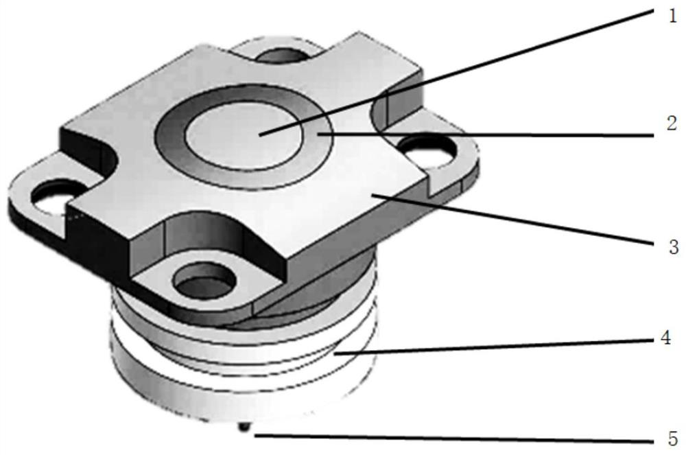 Button electrode structure for resistivity imaging logging-while-drilling instrument