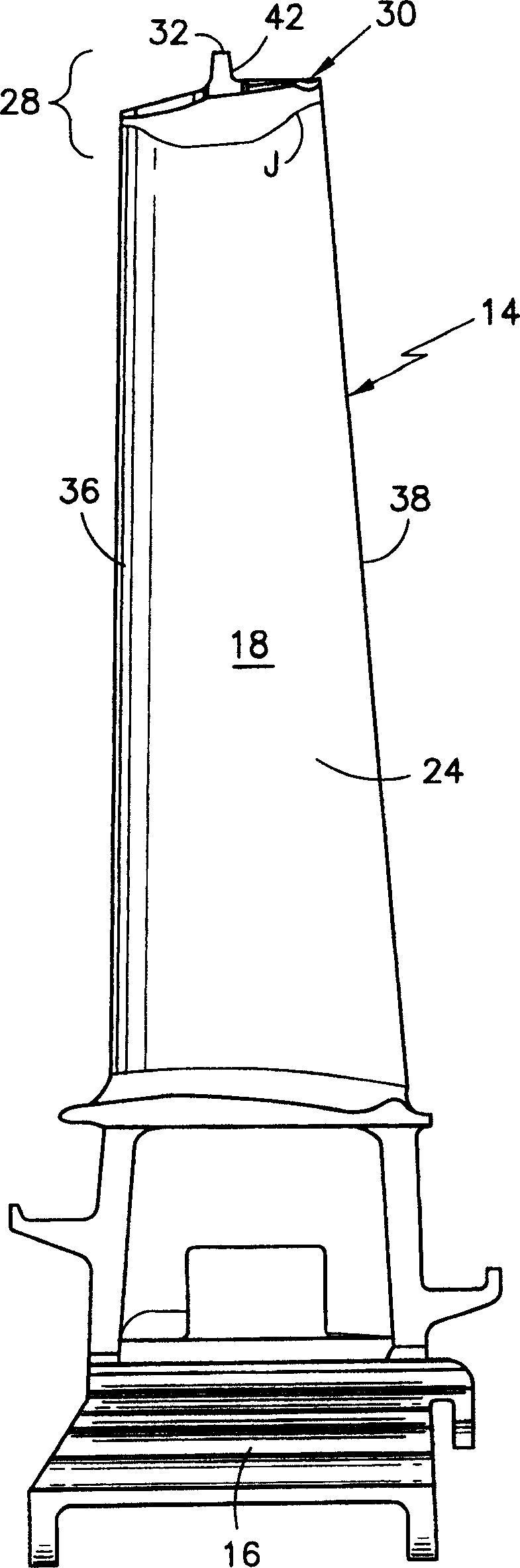 Rotor blade for a rotary machine