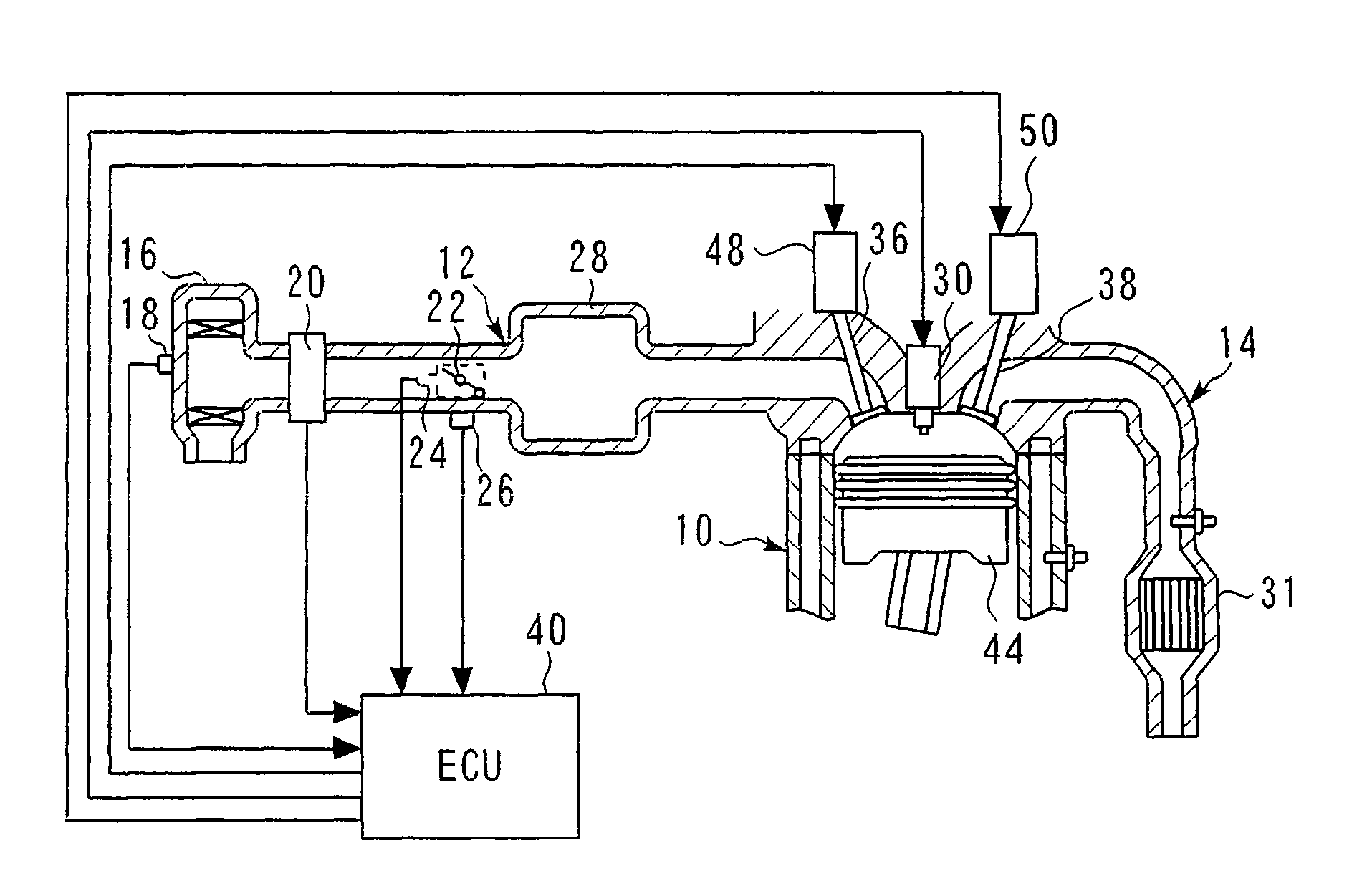 Valve train for internal combustion engine