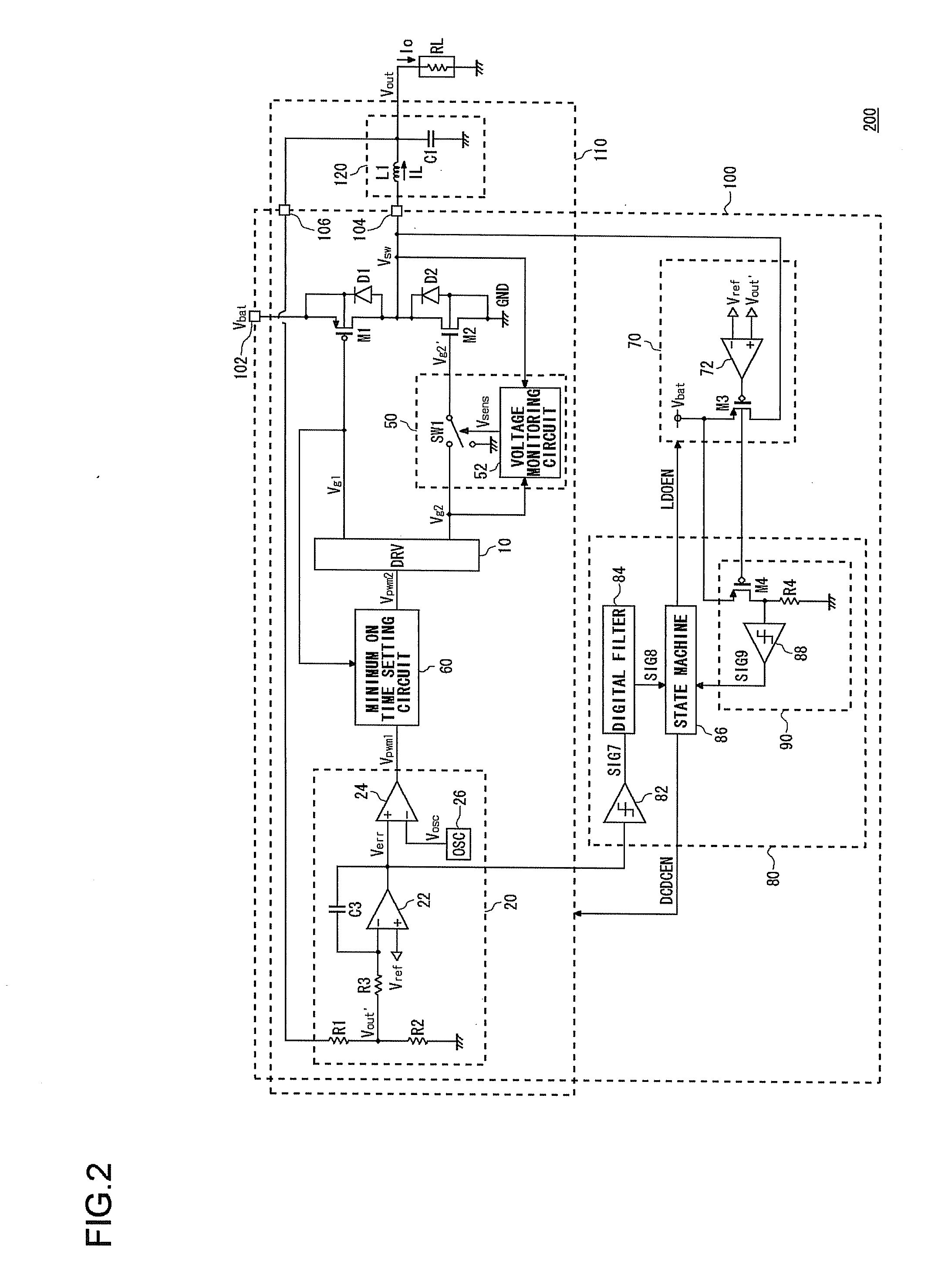 Power supply apparatus having switchable switching regulator and linear regulator