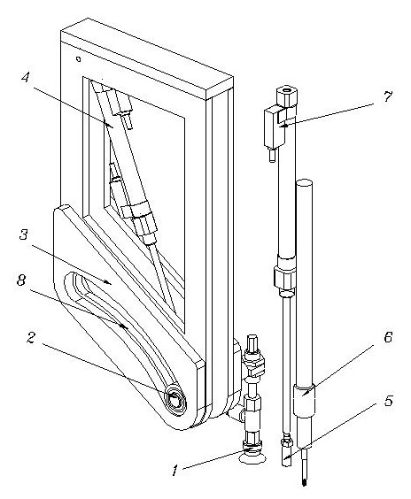 Automatic uncovering and keying device for intelligent electric energy meter