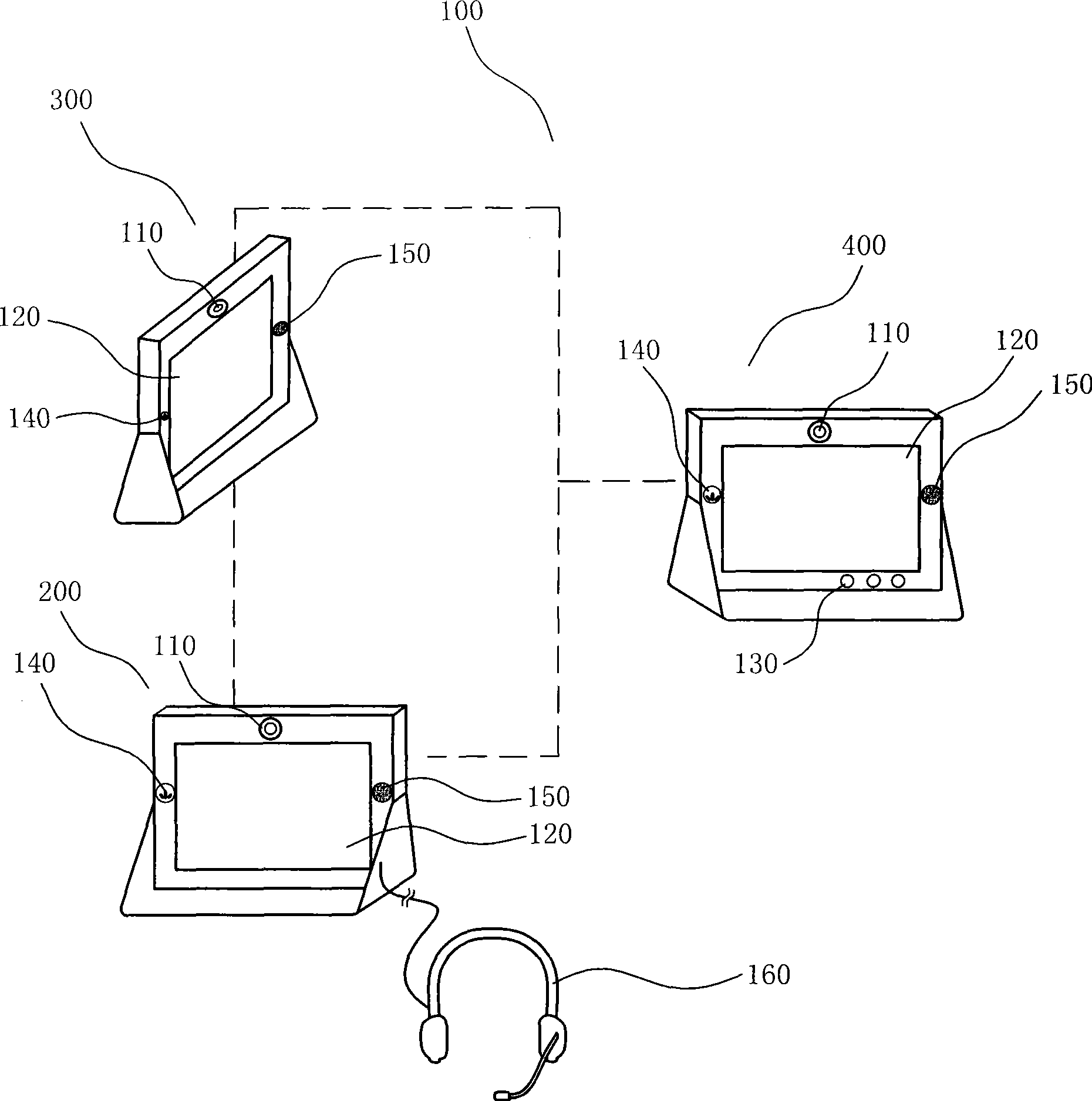 Electronic system for visiting prisoner and implementing method thereof